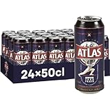 Atlas Bière Blonde Pack 24 Canettes 50cl