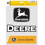 WinCraft John Deere Construction Lot de stickers multi-usage