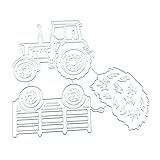 Matrices de découpe en métal et tampons pour tracteur,