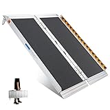 gardhom Rampes pour Fauteuils Roulants 122x79CM, Rampe