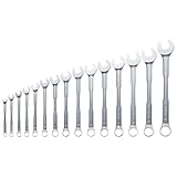 Bosch Set de 15 clés mixtes (clés plates robustes universelles