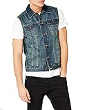 Urban ClassicsVeste Denim, Blouson en Jean Multi-Poches,