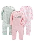 Simple Joys by Carter's 3-Pack Jumpsuits Infant-and-Toddler-Rompers,