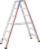 Escabeau double - Marches 8cm