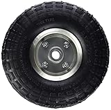 WerkaPro 10344 - Roue gonflable 10" - Jante en métal