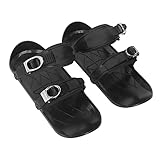 Mini Patins de Ski Court, Liaison Réglable Noire Facile
