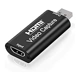 AMANKA Cartes de Capture Audio vidéo, 1080p Adaptateur