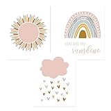 LEDSHLIU Lot de 3 Affiches Décoration de Chambre d'Enfant