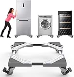 Support Frigo Roulettes-DEWEL Support Seche Linge,