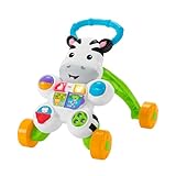 Fisher-Price Trotteur musical Mon Trotteur Zèbre Parlant,