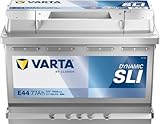 Varta Silver Dynamic E44 Batterie Voitures, 12 V 77Ah