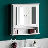 Bath Vida Armoire de Salle de Bain à Double Porte,