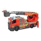 Dickie Toys Scania Escabeau rotatif pour pompiers avec