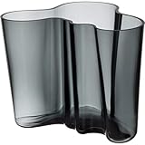 Iittala Vase Aalto 160 mm Gris en Verre