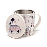 Mug Porcelaine avec Infuseur et Couvercle - Volkswagen