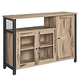 VASAGLE Meuble de Rangement Buffet avec 3 Portes pour