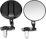 Rétroviseurs Moto de Guidon CNC, Rétroviseurs Rond
