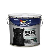 DULUX VALENTINE Peinture 98% d'Opacité - Murs, Plafonds,