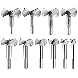 LAOYE 10 Pcs Mèche Bois 15-60mm Carbure Foret Meche