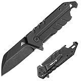 FLISSA Couteau de Poche Multifonction, Couteau Pliant