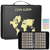 KOMABLEN 480 Poches Classeur Pieces de Monnaie, 16