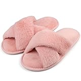 riemot Chaussons Femme Pantoufles en Mousse à Mémoire
