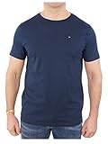 Tommy Hilfiger Cotton CN Tee SS Icon T-Shirt, Bleu