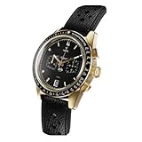 YEMA Rallygraf Or Acier Hybride Mécanique Quartz Noir