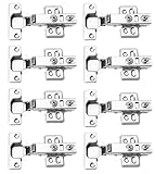 8 Charnières Porte Placard - Charnières Porte Cuisine