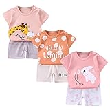 XM-Amigo Lot de 3 t-Shirts à Manches Courtes pour bébé