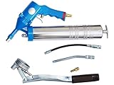 Güde 40053 Pistolet à graisse à air comprimé Bleu 2-8