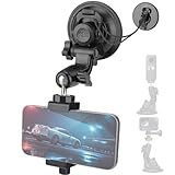 Double Rotule Support Telephone Voiture Ventouse Solide