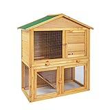 MaxxPet Jana Stylo d'extérieur - Clapier à Lapins/Poulailler