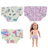 GXGM 3 Pièces Vetement Couche Pour Poupon Bebe,Couche