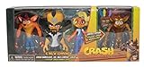 Crash Bandicoot Bandai Lot de 4 Figurines d'action