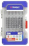 Tivoly 11501570040 Coffret d'Embouts de Vissage , Gris,