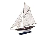 aubaho Maquette de voilier/Yacht à voiles - Bois