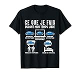 Homme Voiture 2cv Humour Original Drôle Fans de 2 chevaux
