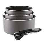 Sitram 710876 Lot de 3 Casseroles Coloris Taupe Ø 16/18/20