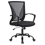 SONGMICS Fauteuil de Bureau, Chaise Ergonomique, pivotant,