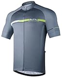 ROTTO Maillot Cyclisme Homme Respirant Tee Shirt Manche