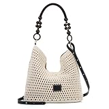 BWBIKE Sac de Plage en Paille Boho pour Femmes - Sac