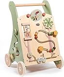 Tiny Love Chariot de Marche en Bois, 2-en-1 trotteur