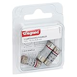 LEGRAND | 3 Cartouches Fusibles Avec Témoin, Fusible