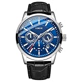 LIGE Montre Homme Mode Chronographe Étanch Montre Analogique