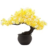 Flikool Créatif Arbre Pin Artificiels en Pot Fausse