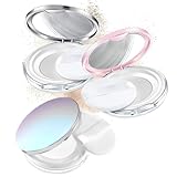 Poudriers Compacts avec Houppette, Étui De Voyage pour