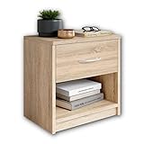 Stella Trading PEPE en chêne aspect sonoma-Table de