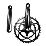 Motodak Pedalier Route 53-39d l170 lasco Noir alu 8/9/10v