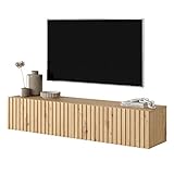 Selsey TELIRE - Meuble TV 140 cm en chêne Artisan avec